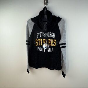 NFL Pittsburgh Steelers Football cowl neck sweatshirt size medium